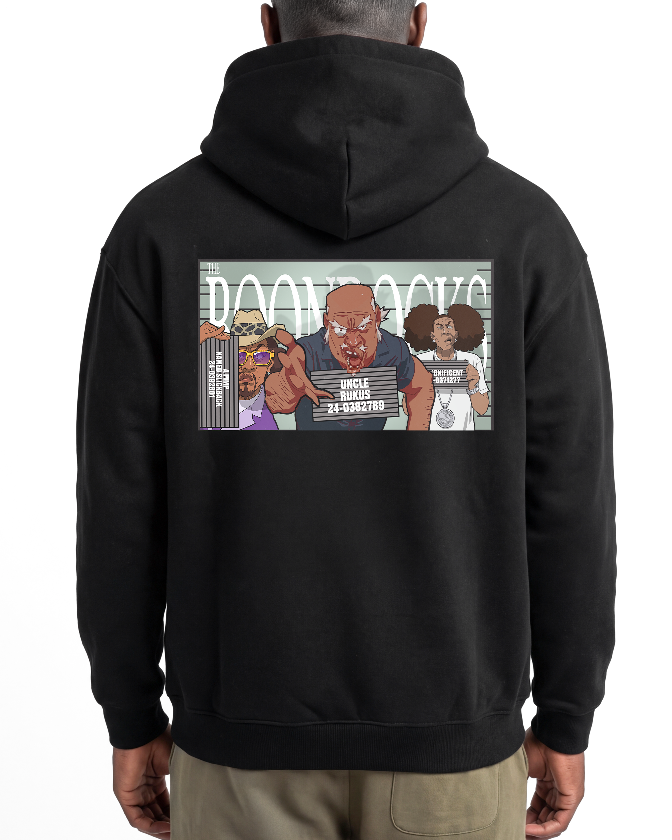 The Boondocks Woodcrest Public Enemies Mugshot Hoodie