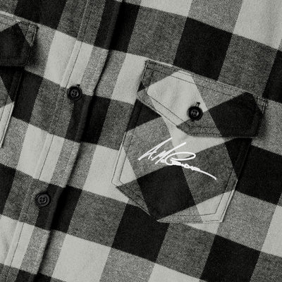 The Boondocks Freeman Brothers Wanted Grey / Black Flannel Shirt