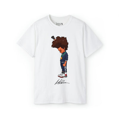 The Boondocks - Huey Fist White Eco-T-Shirt
