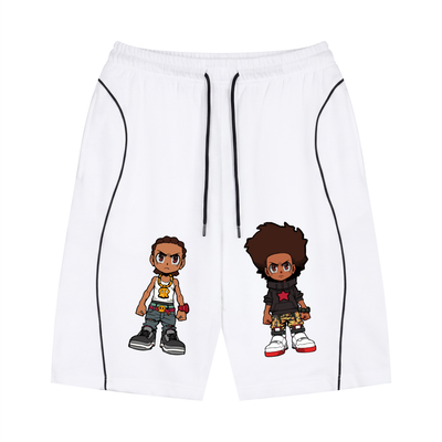 The Boondocks Huey & Riley Core Drawstring Shorts