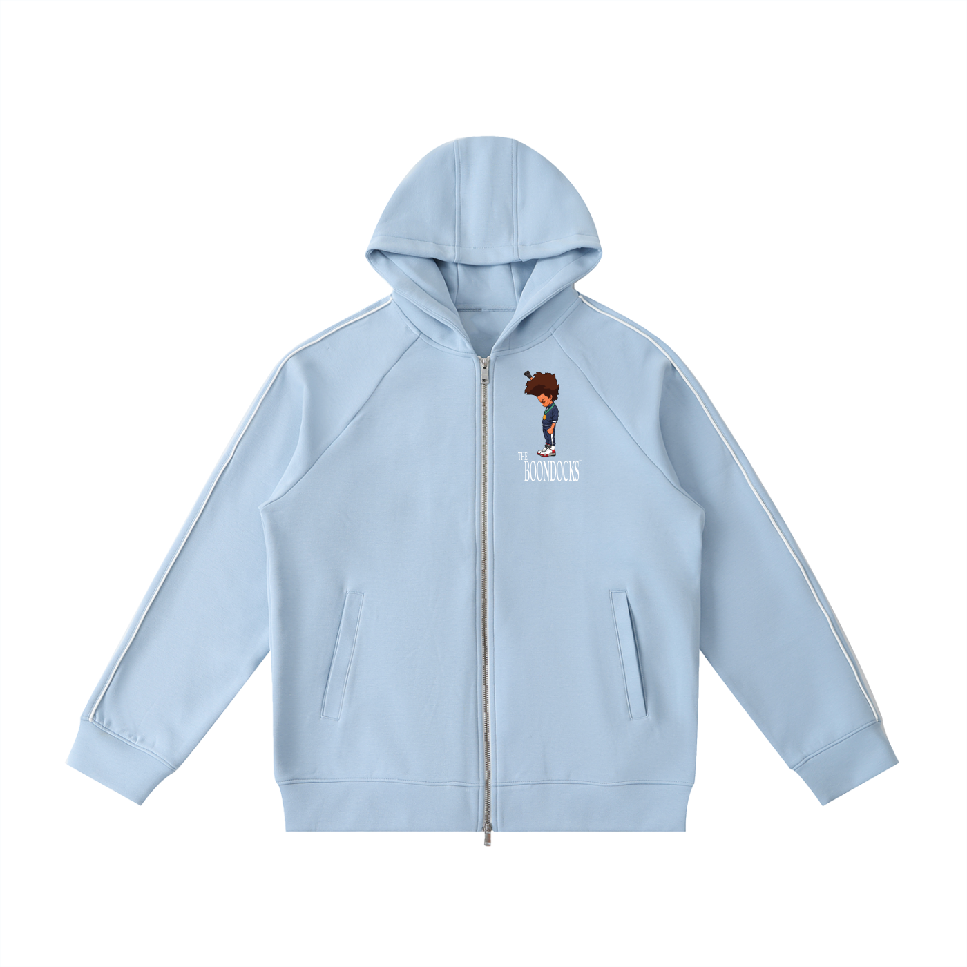 The Boondocks Huey Fist Stand Zipper Hoodie