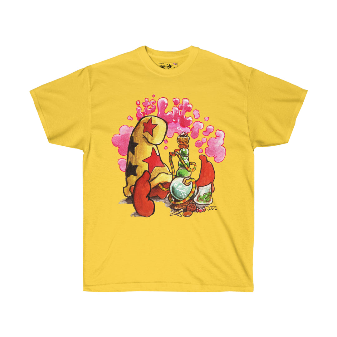 Bode It's Lit Cheech Limited Edition Tee Yellow