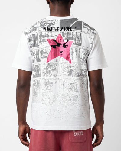 The Boondocks By Any Means White Embellished Tee