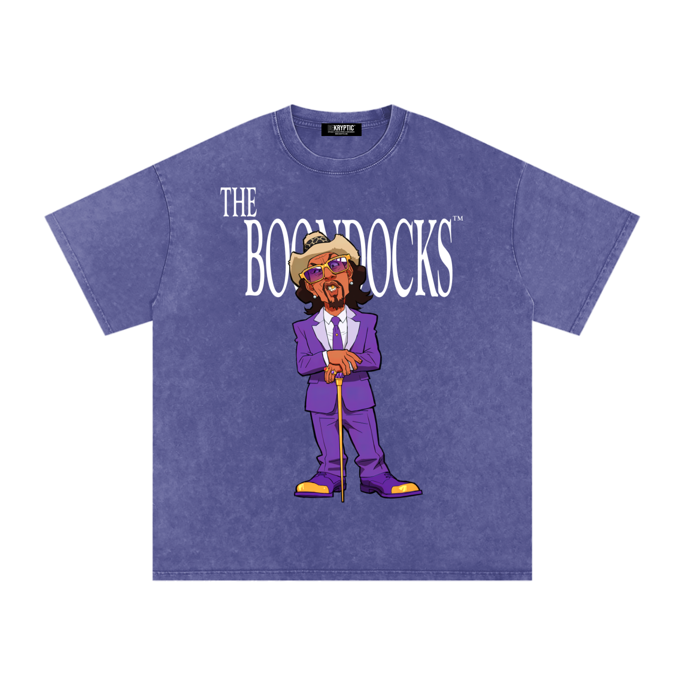 The Boondocks A Pimp Named Slickback Purple Heavyweight Tee