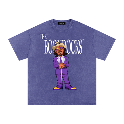 The Boondocks A Pimp Named Slickback Purple Heavyweight Tee