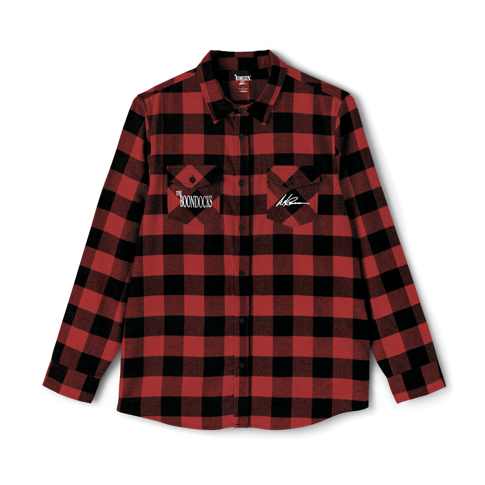 The Boondocks Freeman Brothers Wanted Red / Black Flannel Shirt