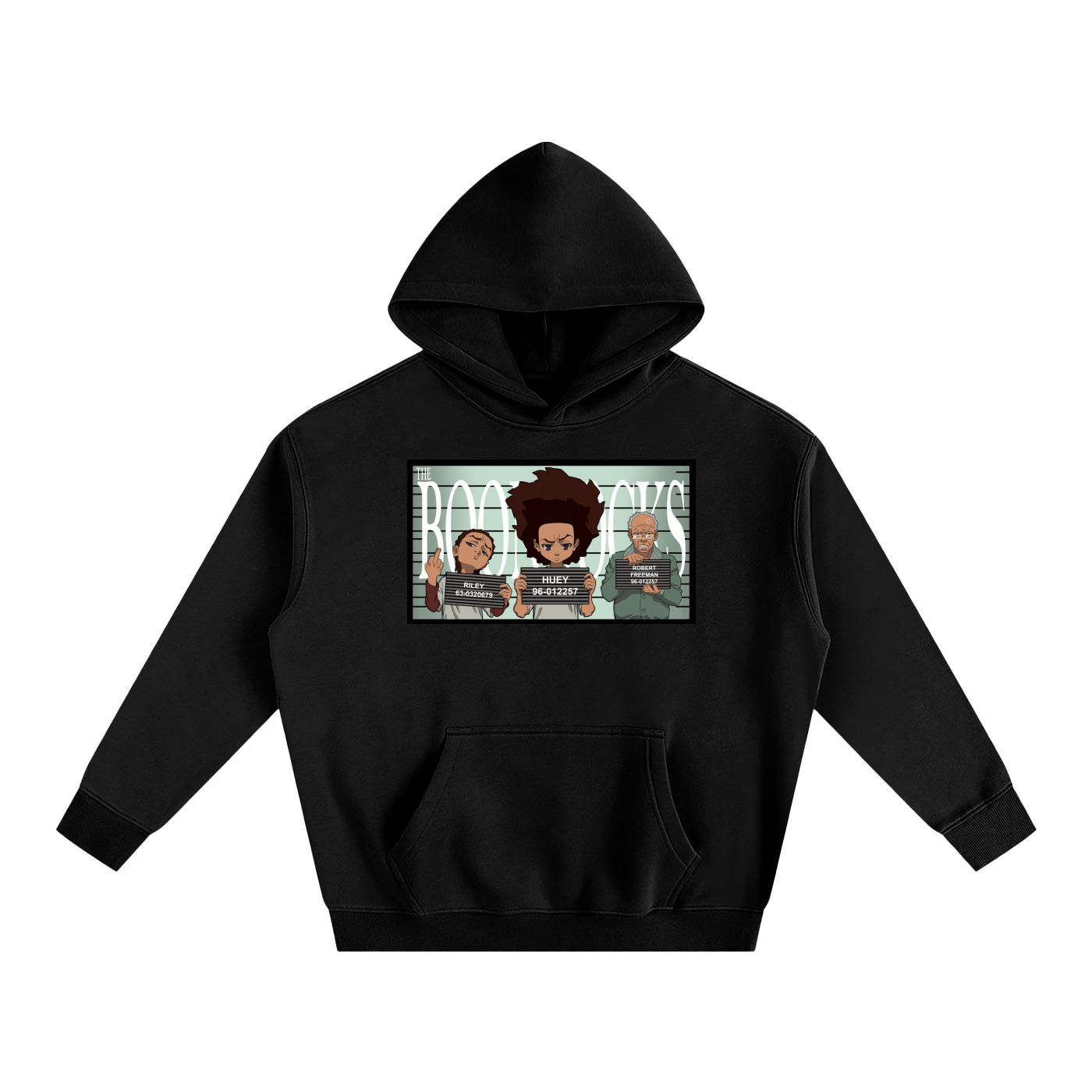 The Boondocks Woodcrest Public Enemies Mugshot Hoodie