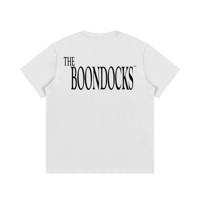The Boondocks Huey Fist Stand White Tee
