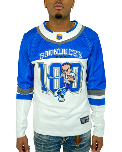 The Boondocks Riley Football Knit Blue Jersey