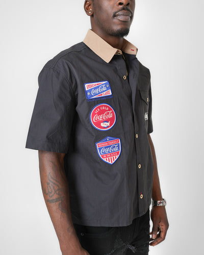 Coca-Cola Old Bodega Black Mechanic Shirt