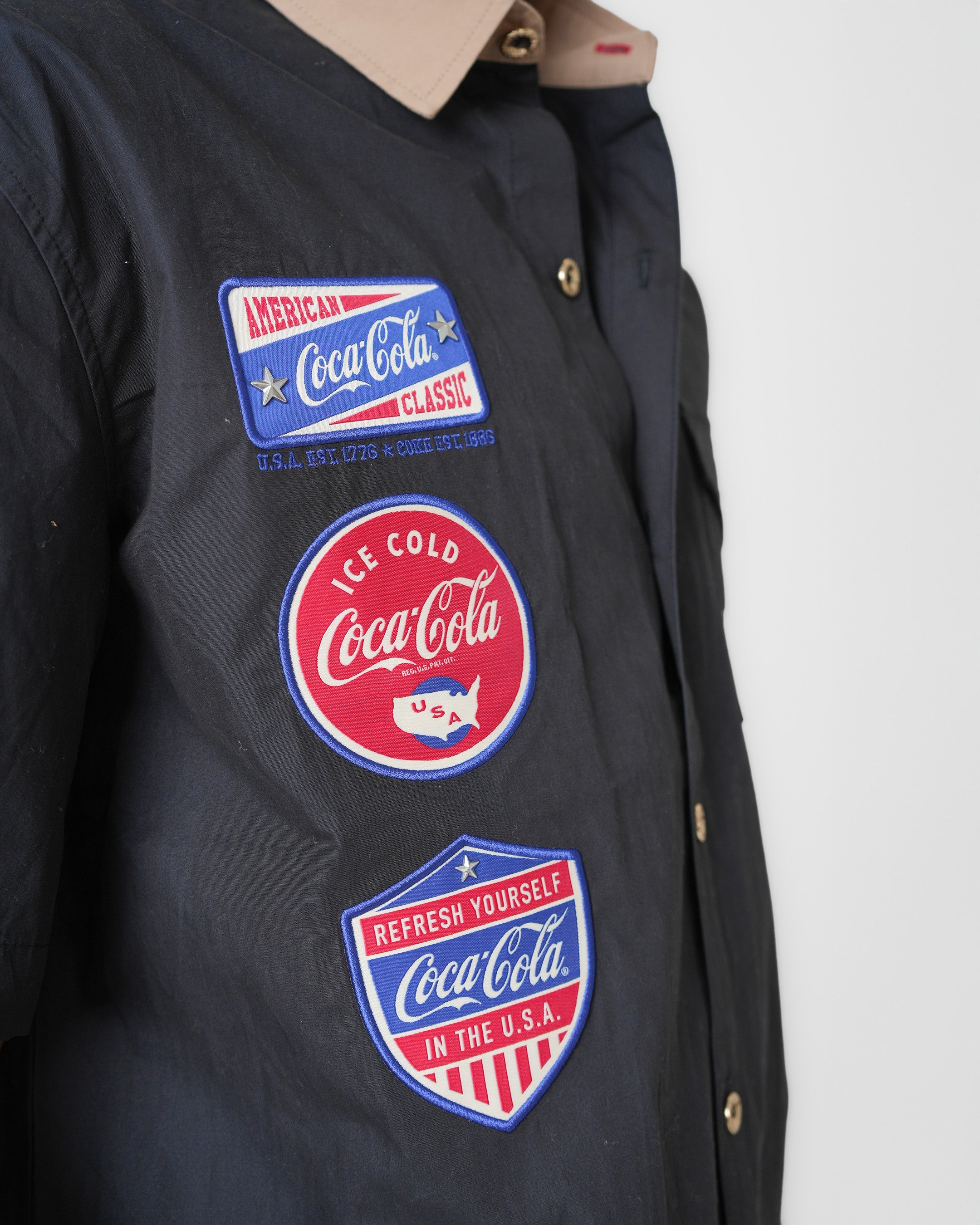 Coca-Cola Old Bodega Black Mechanic Shirt