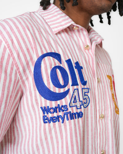 Colt 45 Classic Pink Mechanic Shirt