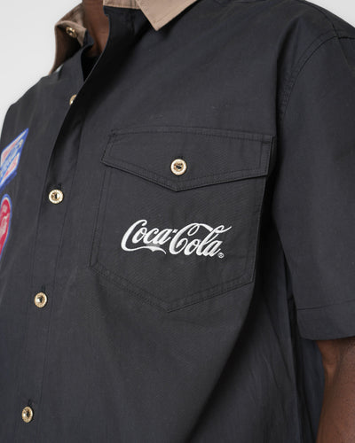 Coca-Cola Old Bodega Black Mechanic Shirt