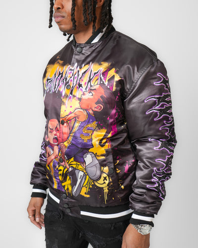 The Boondocks Riley & Huey “Woodcrest Court Kings” Varsity Jacket