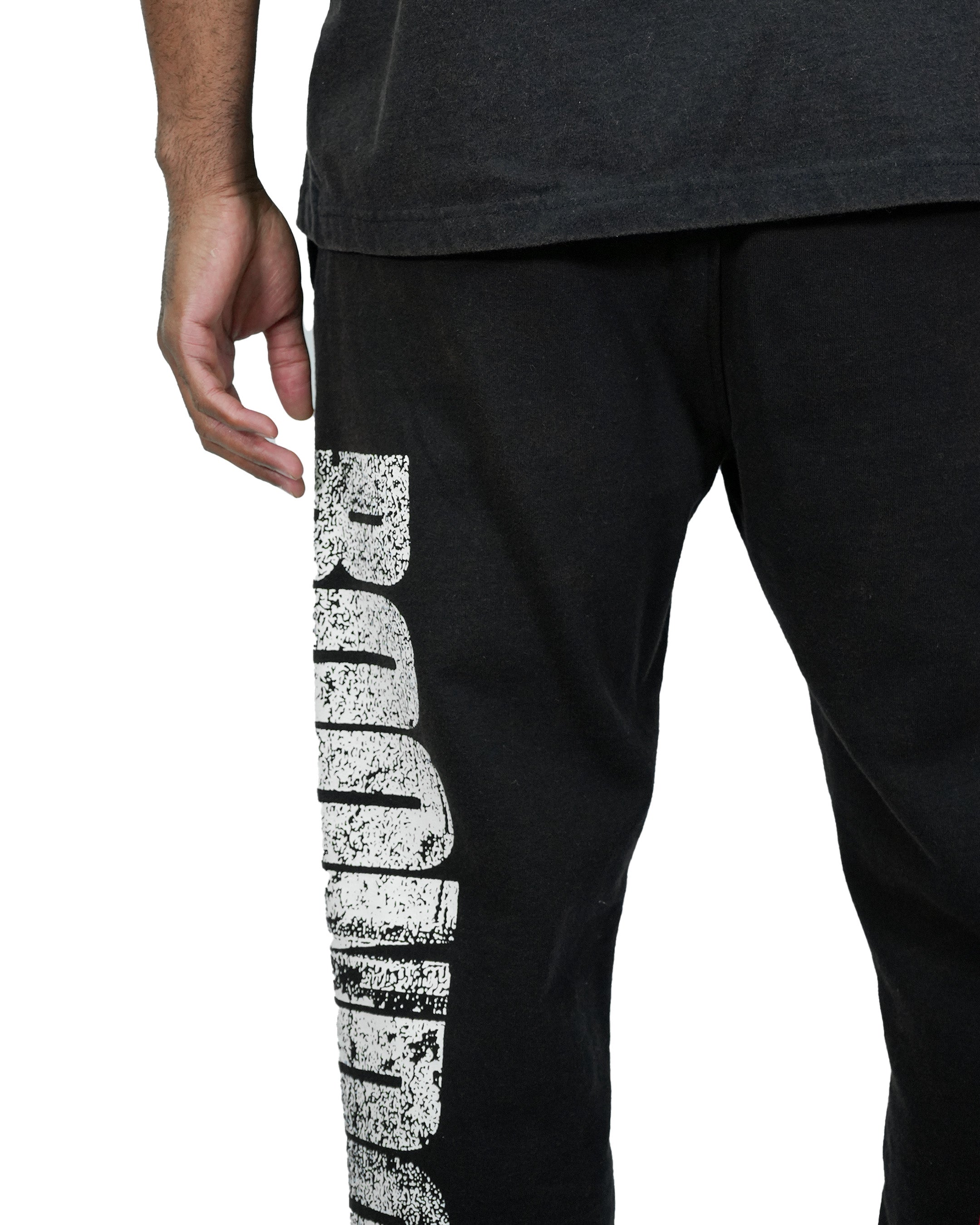 The Boondocks Huey Samurai Warrior Black Acid Wash Joggers