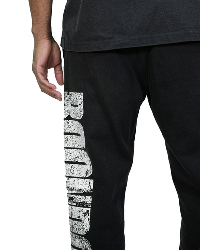 The Boondocks Huey Samurai Warrior Black Acid Wash Joggers