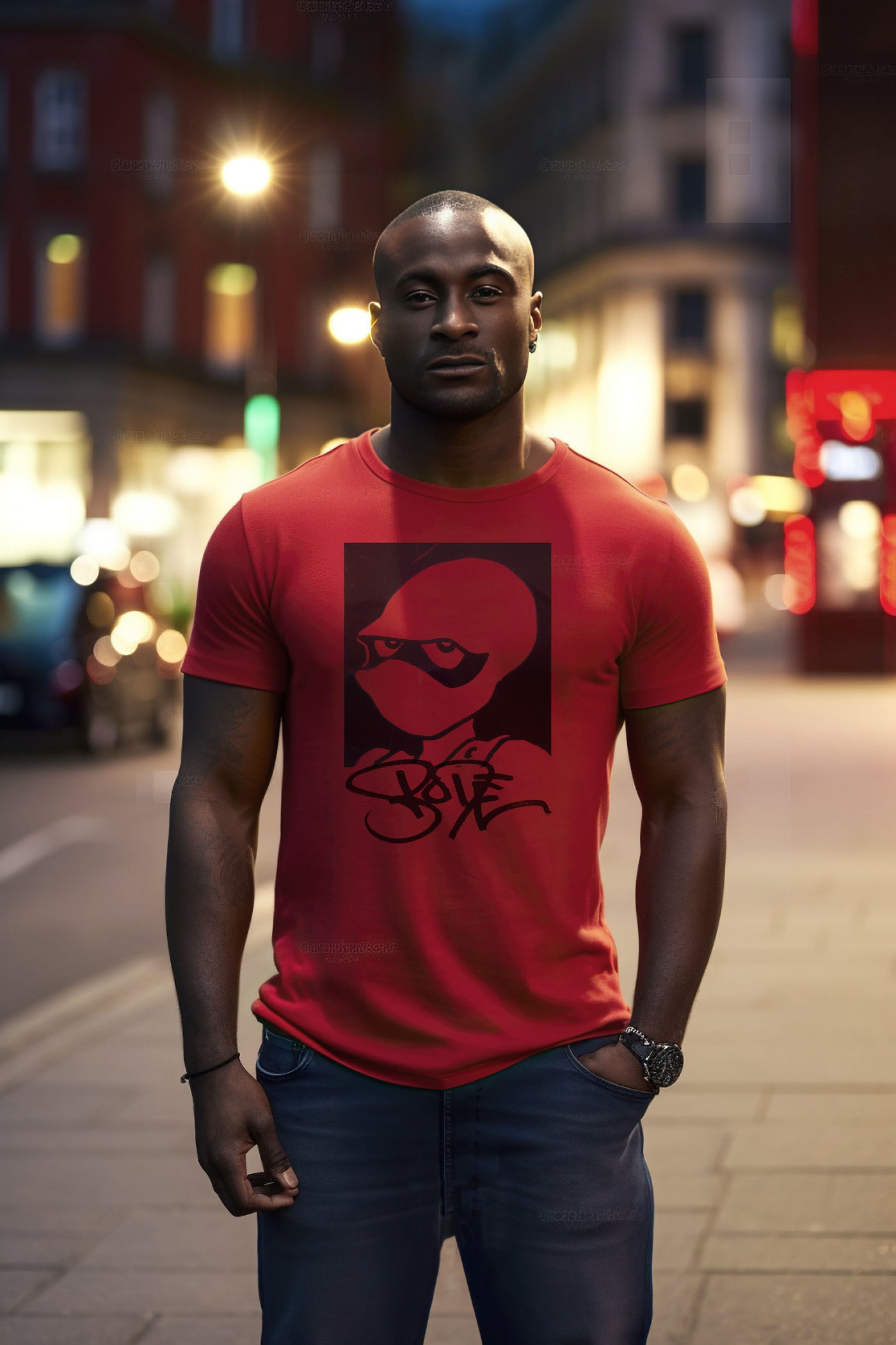 Bode Cobalt 60 Limited Edition Tee Red