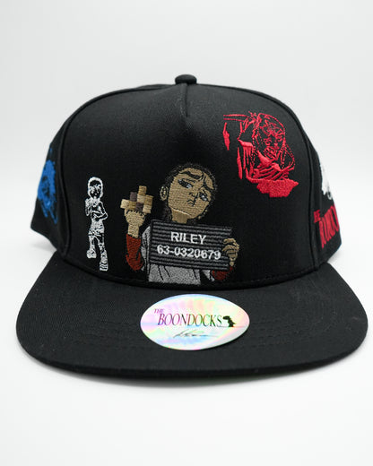 The Boondocks Riley Mugshot gorra snapback negra