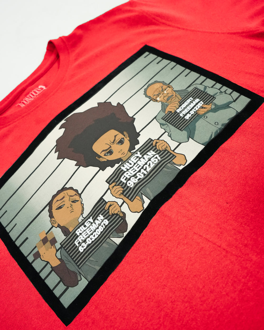 The Boondocks - Family Mugshot Red T-Shirt