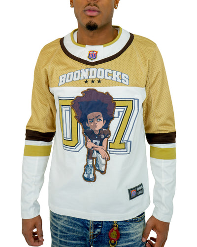 The Boondocks Huey Football Knit camiseta caqui