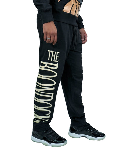 The Boondocks Huey Big Face Black Sweat Pants