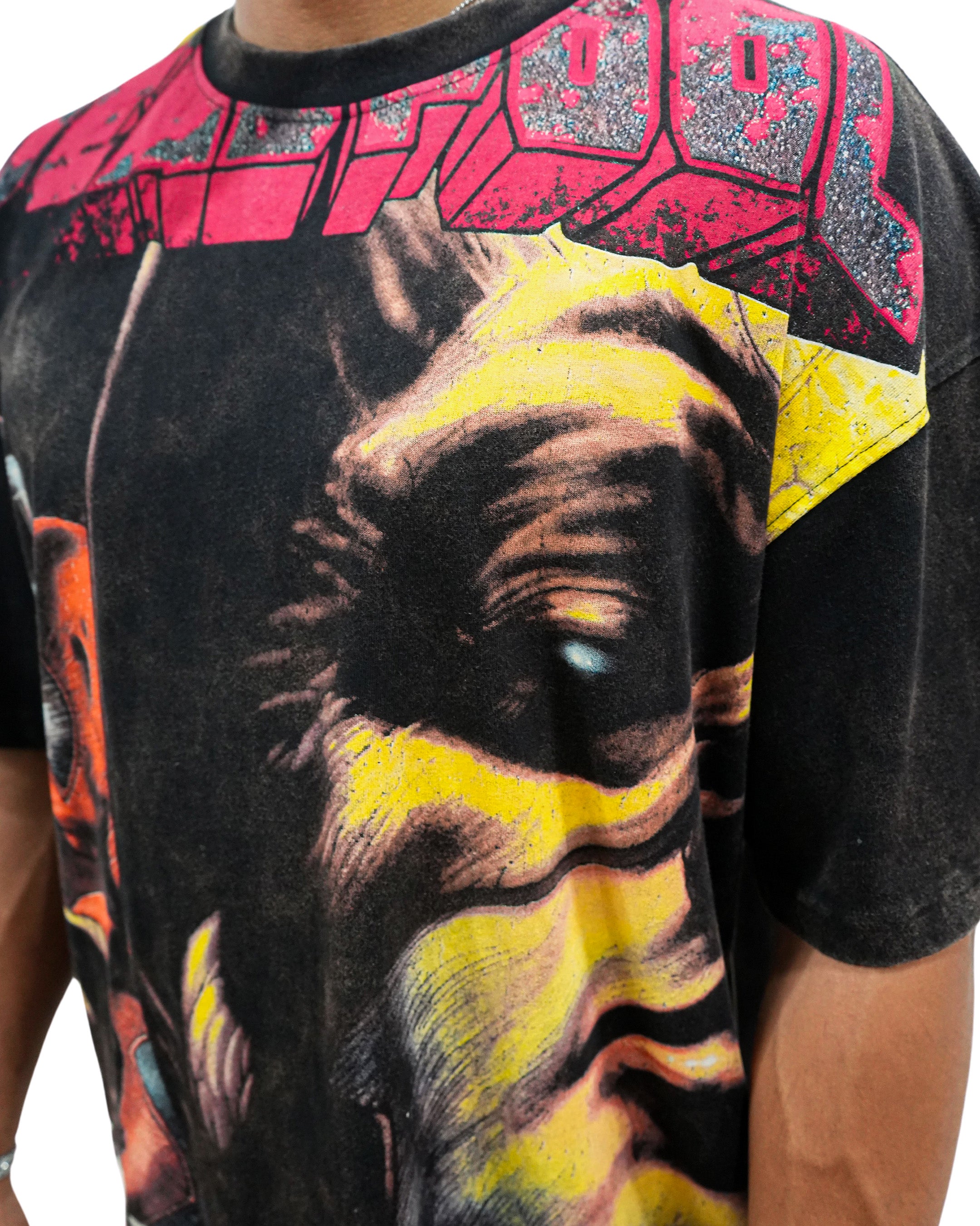 Deadpool x Wolverine - Regeneración Rivals camiseta negra extragrande