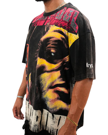 Deadpool x Wolverine - Regeneration Rivals Oversized Black T-Shirt