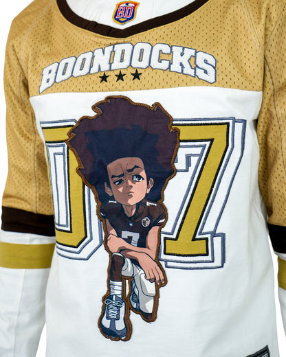 The Boondocks Huey Football Knit Khaki Jersey