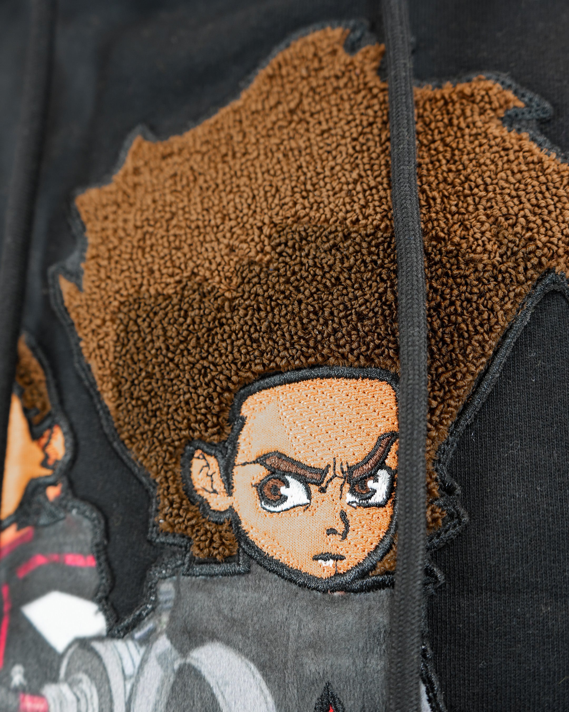 The Boondocks - Future Huey & Riley Black Knit Hoodie