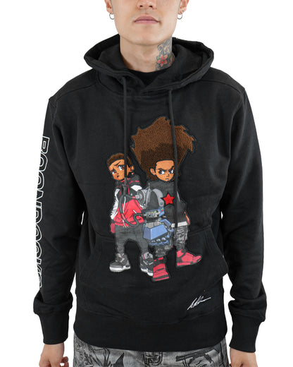 The Boondocks - Future Huey & Riley Black Knit Hoodie