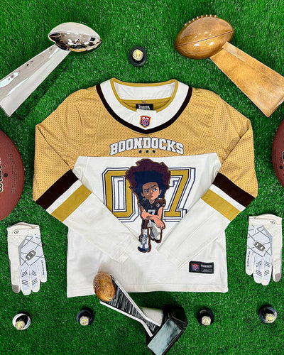 The Boondocks Huey Football Knit camiseta caqui