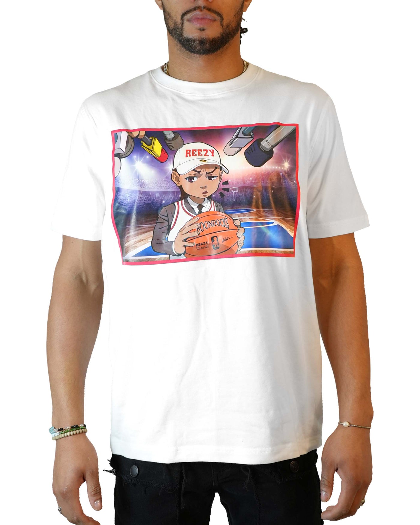 The Boondocks - Riley press Conference White T-Shirt