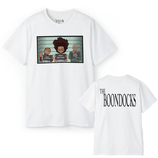 The Boondocks - Mugshot White Eco-T-Shirt