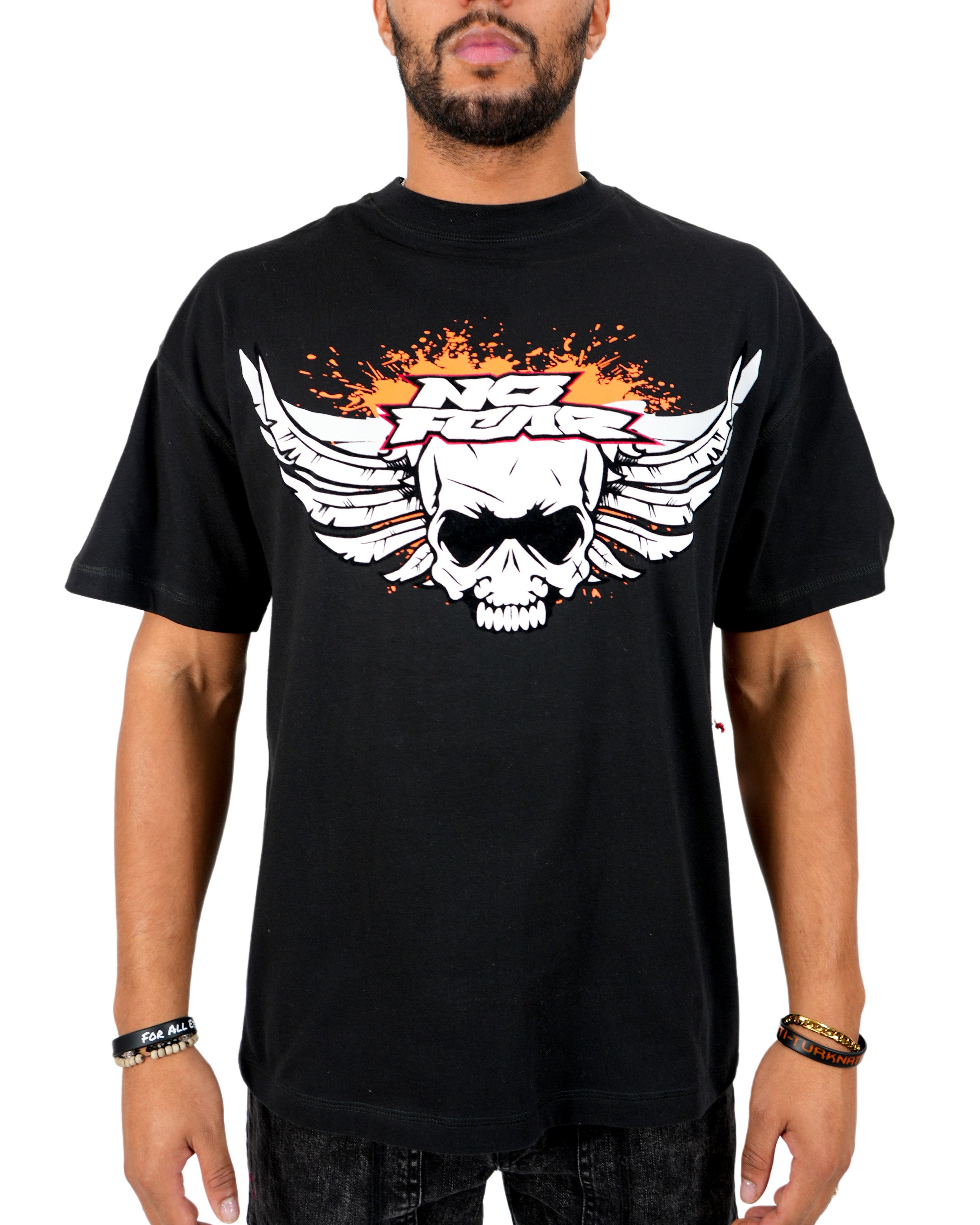 No Fear - Skull Flight camiseta negra