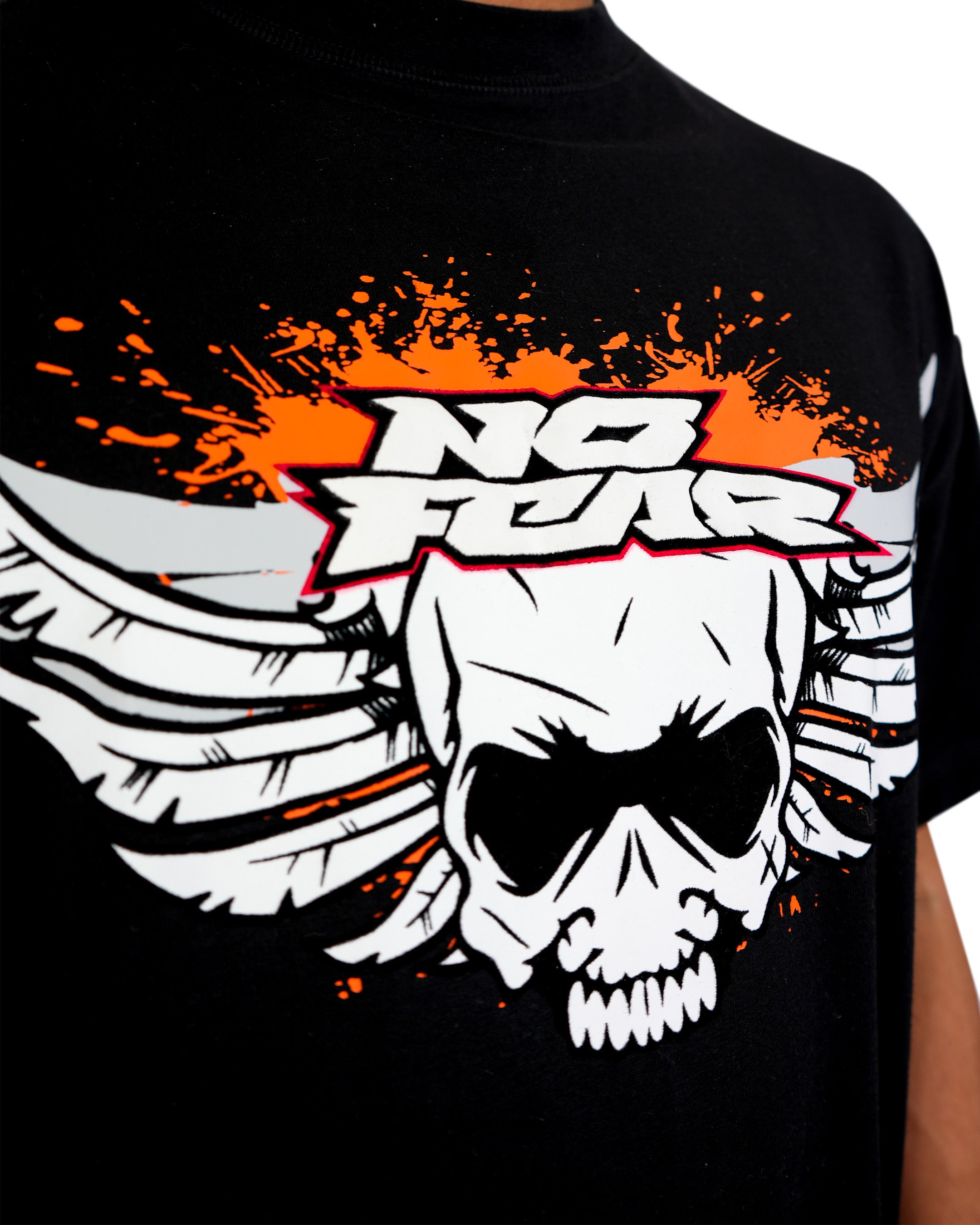 No Fear - Skull Flight camiseta negra