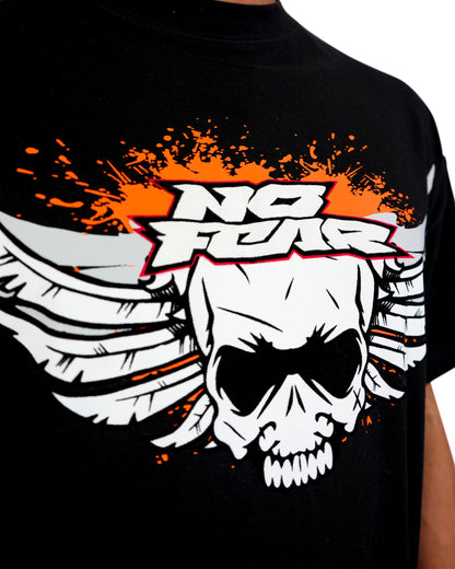 No Fear - Skull Flight camiseta negra