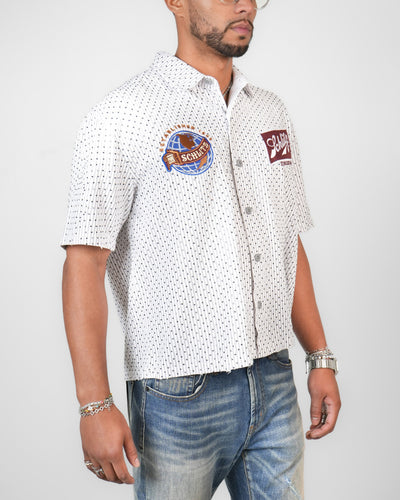 Schlitz Heritage Stripe Mechanic Shirt