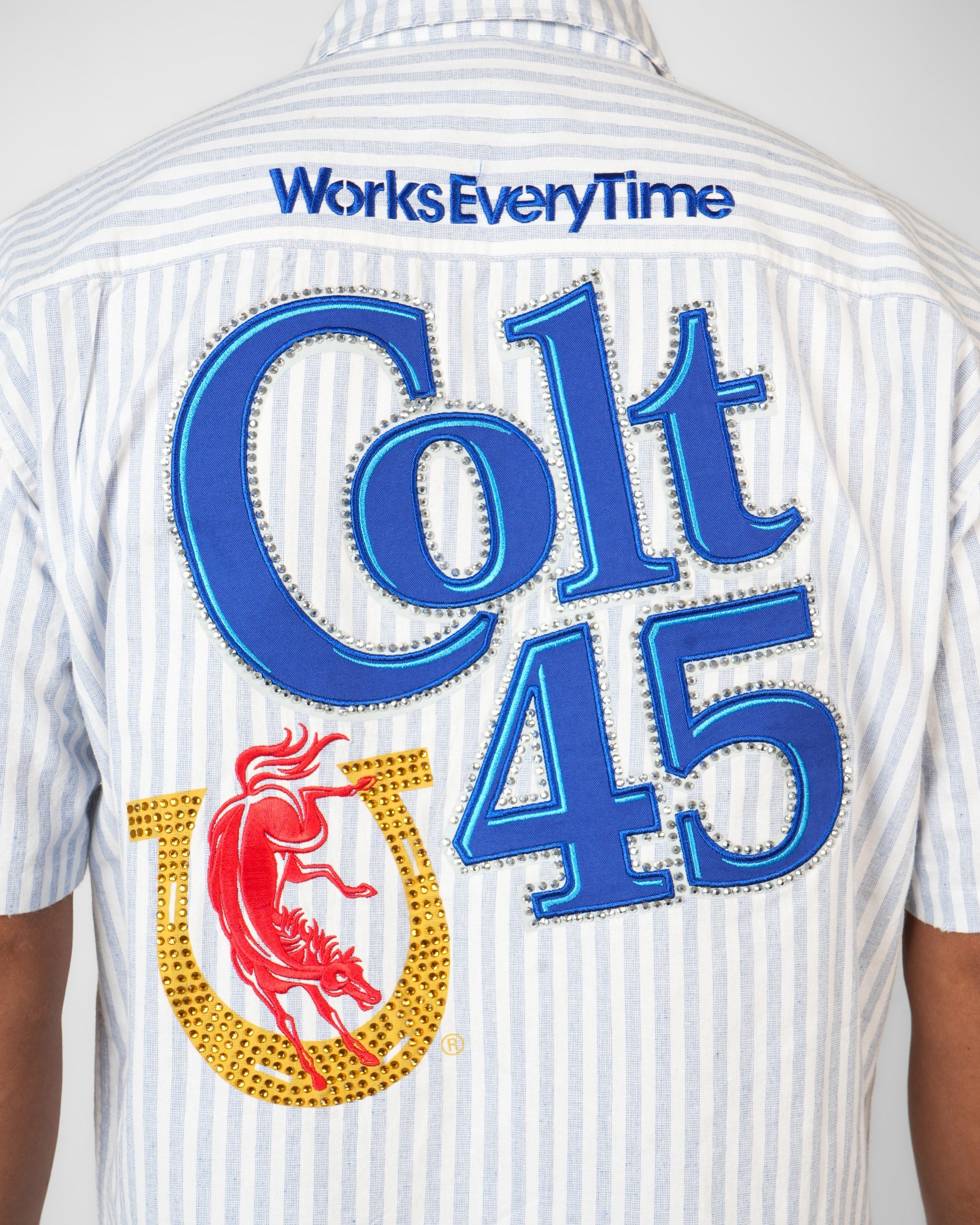 Colt 45 Classic Blue Mechanic Shirt