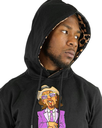 The Boondocks - A Pimp Named Slickback Black Hoodie