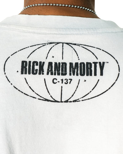 Rick & Morty™ - Rainbow Morty Grey Oversized T-Shirt