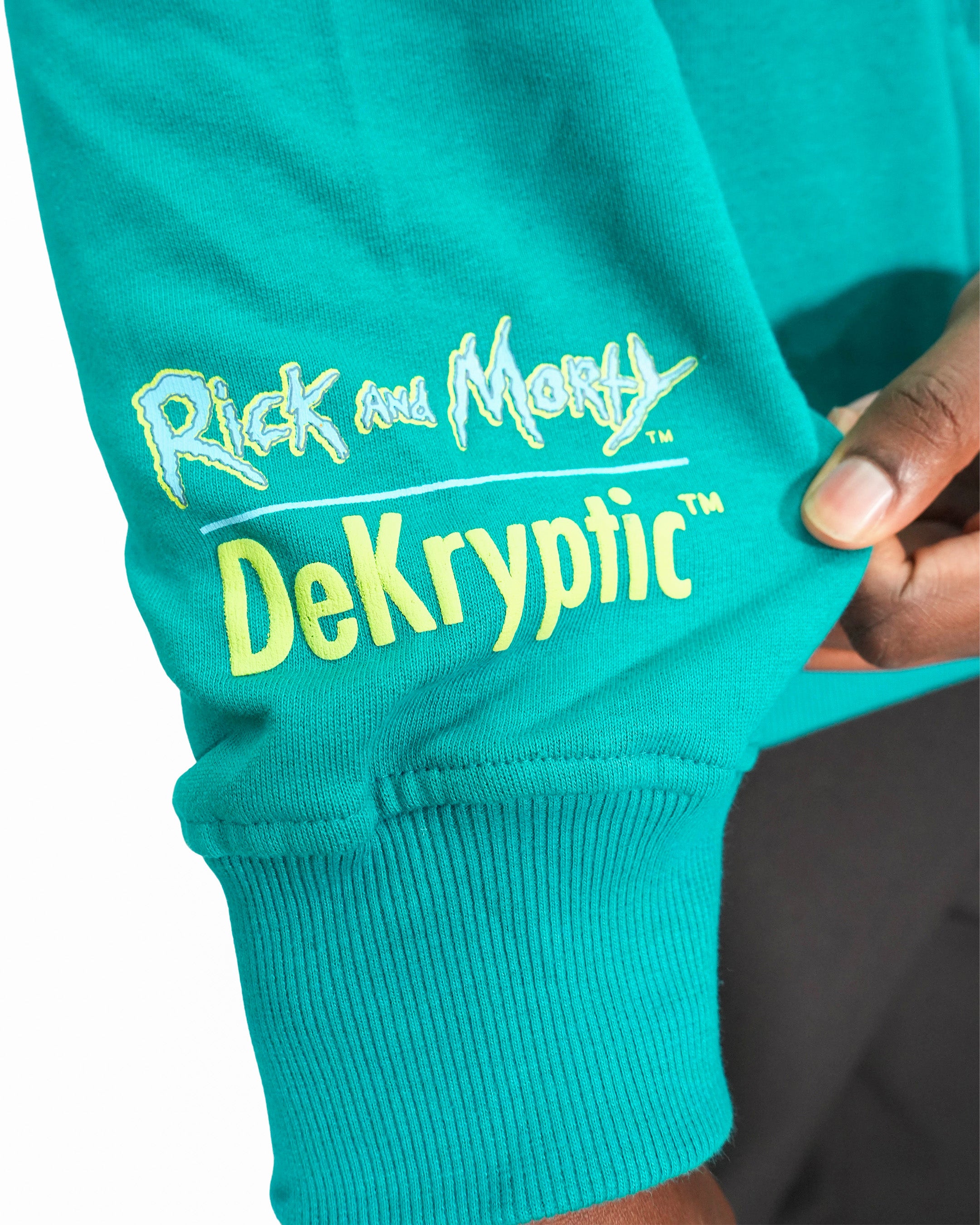 Rick & Morty™ - Rick Schwifty Sea Green Oversized Heavyweight Hoodie