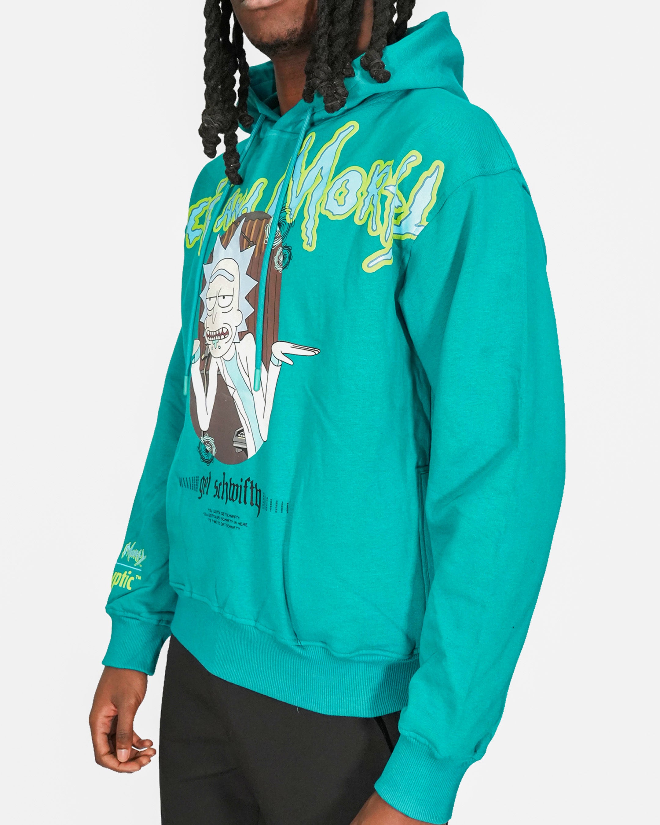 Rick & Morty™ - Rick Schwifty Sea Green Oversized Heavyweight Hoodie