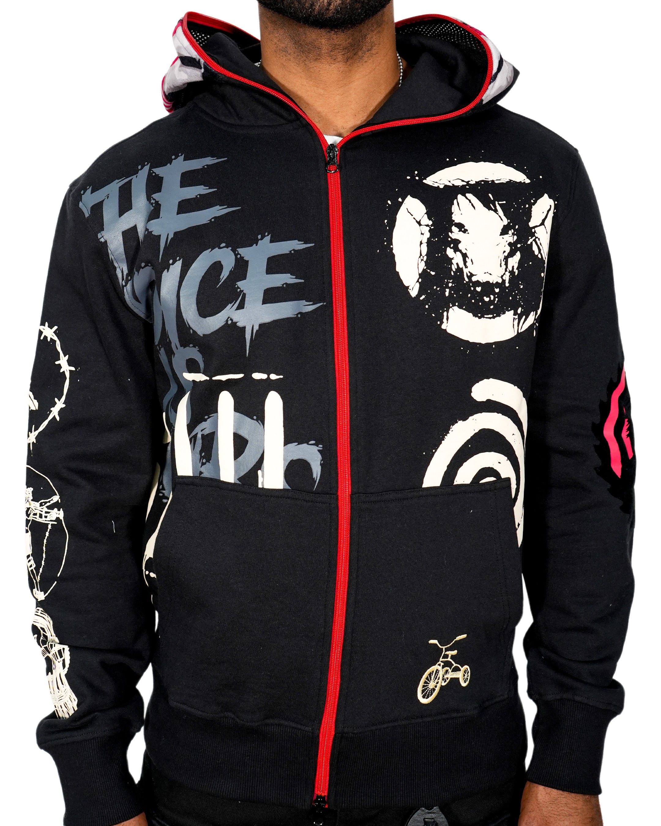 SAW™ - Billy The Puppet Full Zip Black Hoodie