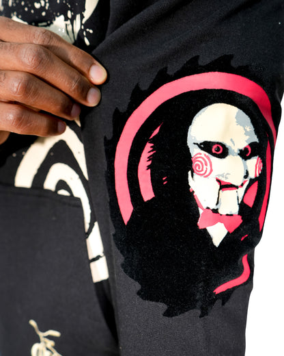 SAW™ - Billy The Puppet Full Zip Black Hoodie