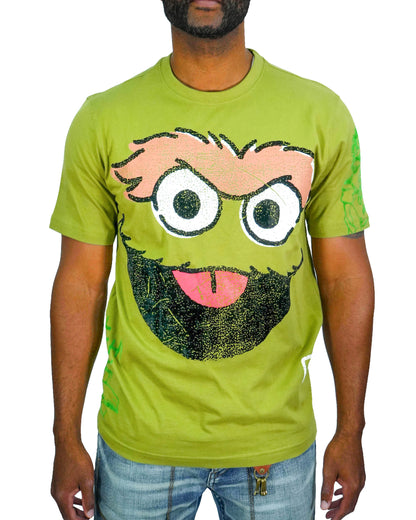 Sesame Street - Oscar The Grouch Green T-Shirt