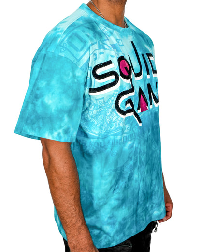 Squid Games - The Prize Pot Oversized Blue T-Shirt