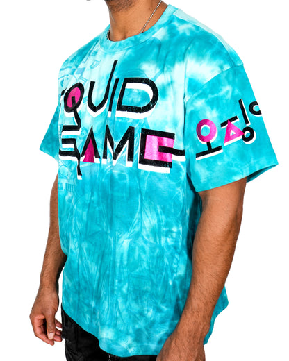 Squid Games - The Prize Pot Oversized Blue T-Shirt