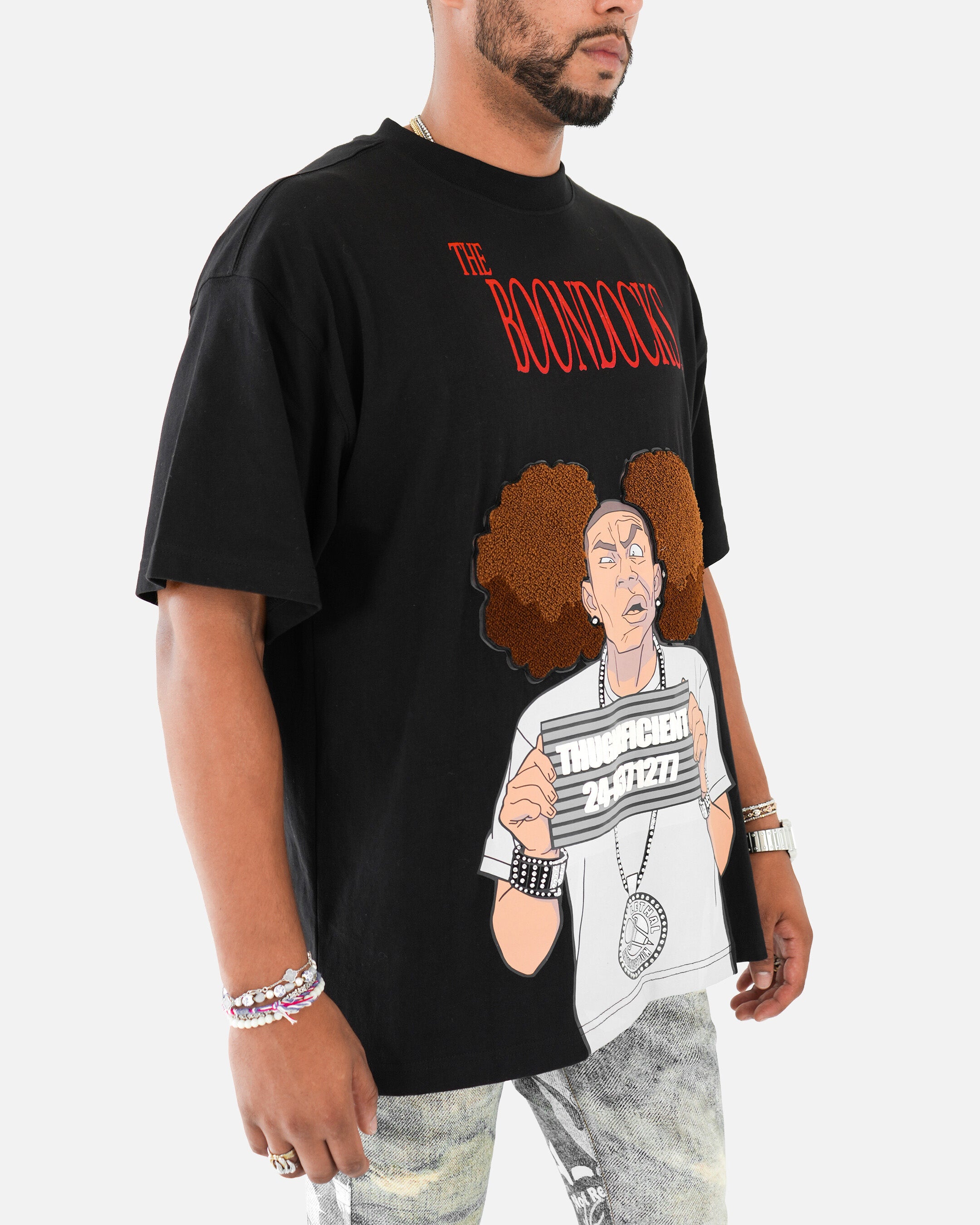 The Boondocks Booked But Still Magnificent Black T-Shirt