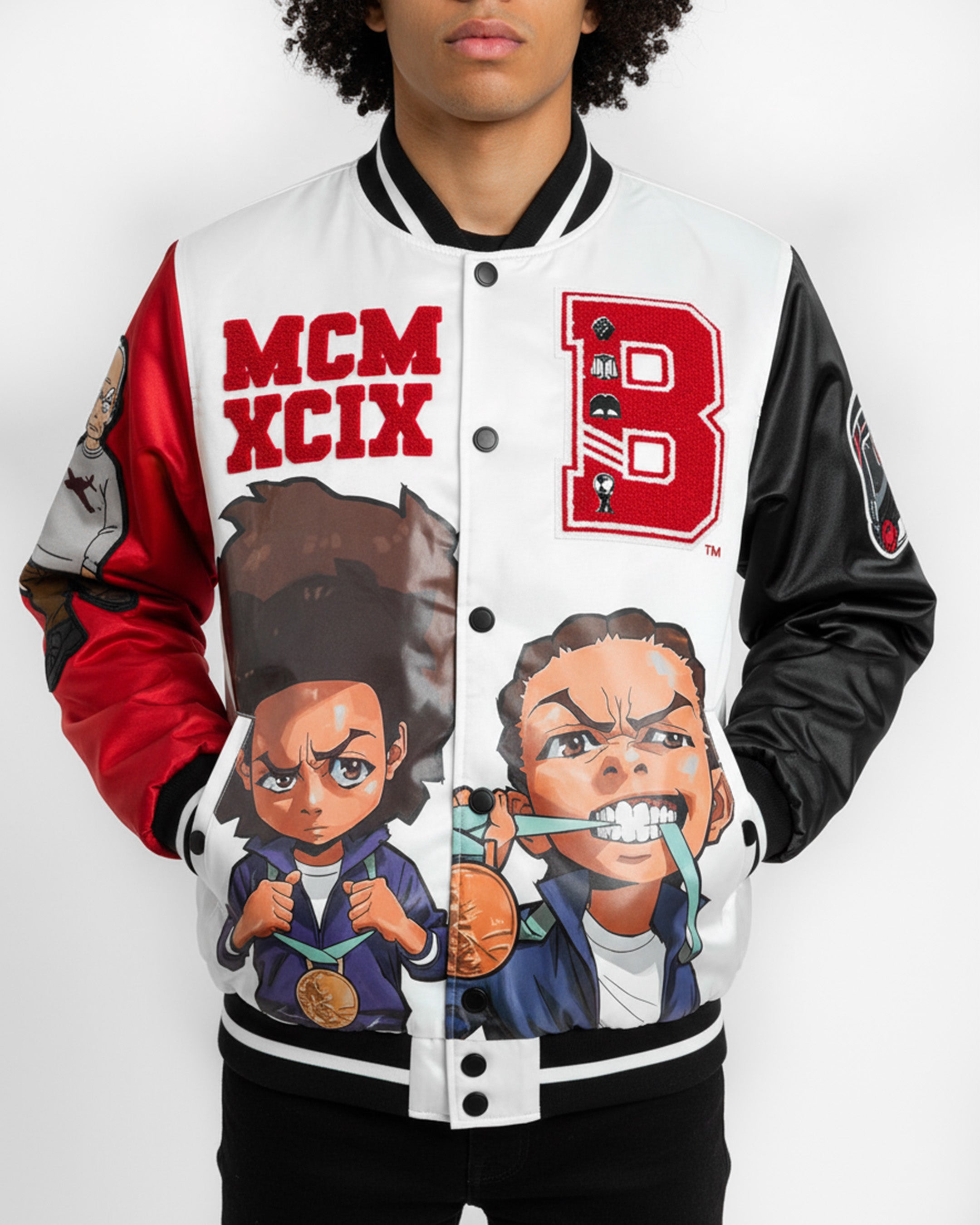 The Boondocks Olympians Varsity Satin Jacket | deKryptic – de•Kryptic