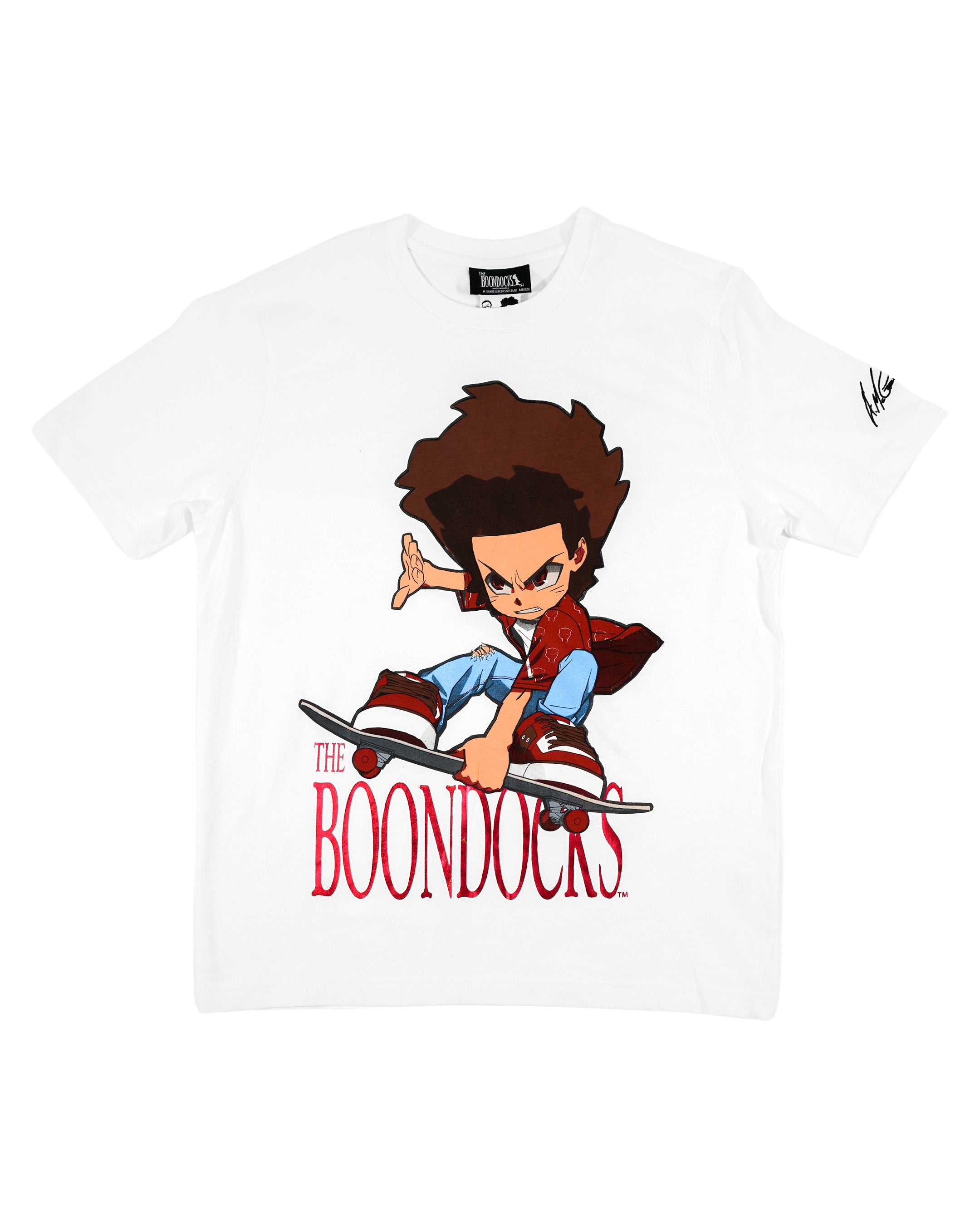 The Boondocks - Huey Air White T-Shirt